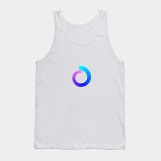 Infinity spiral blue to red Tank Top